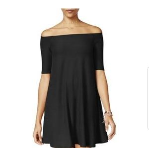 Women's Junior Off The Shoulder Ruffled Casual Dre